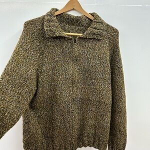 Cozy Brown Knit Sweater